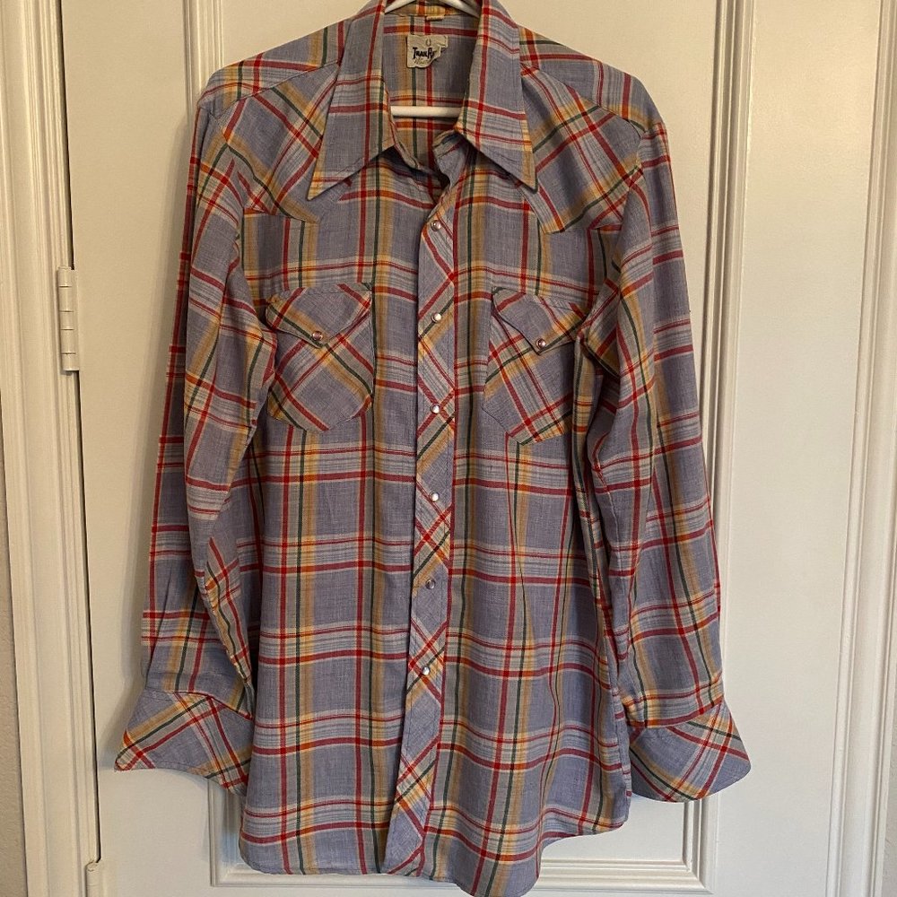 Vintage Trail Ridge Westerns Pearl Snap Long Sleeve Shirt